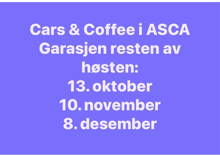 Cars & Coffee høsten 2026